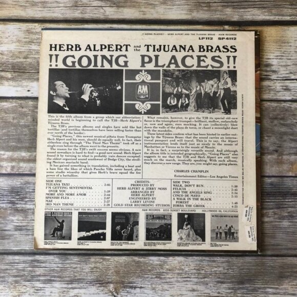 Herb Alpert and The Tijuana Brass, Going Places Vinyl Record - Picture 5 of 14